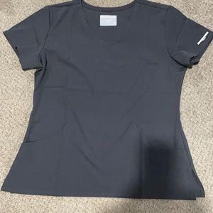 Skechers gray scrub top XL